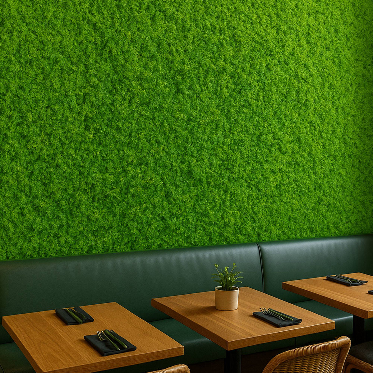 Panel jardín vertical artificial seto 100x100cm verde exuberante (5)