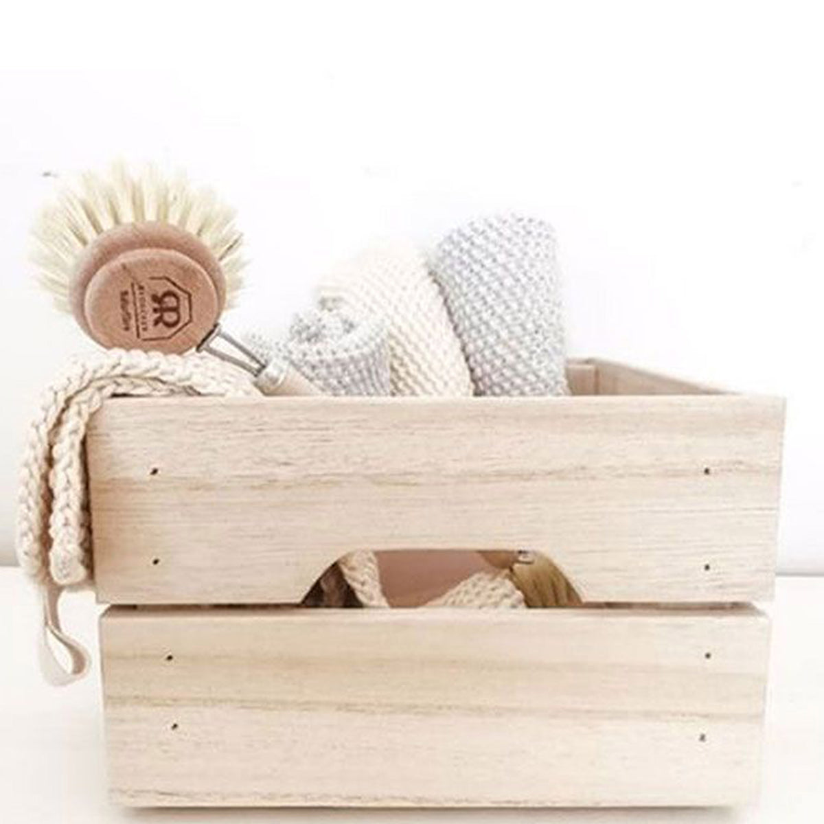 Caja de madera maciza tono natural 20x15x30cm (3)