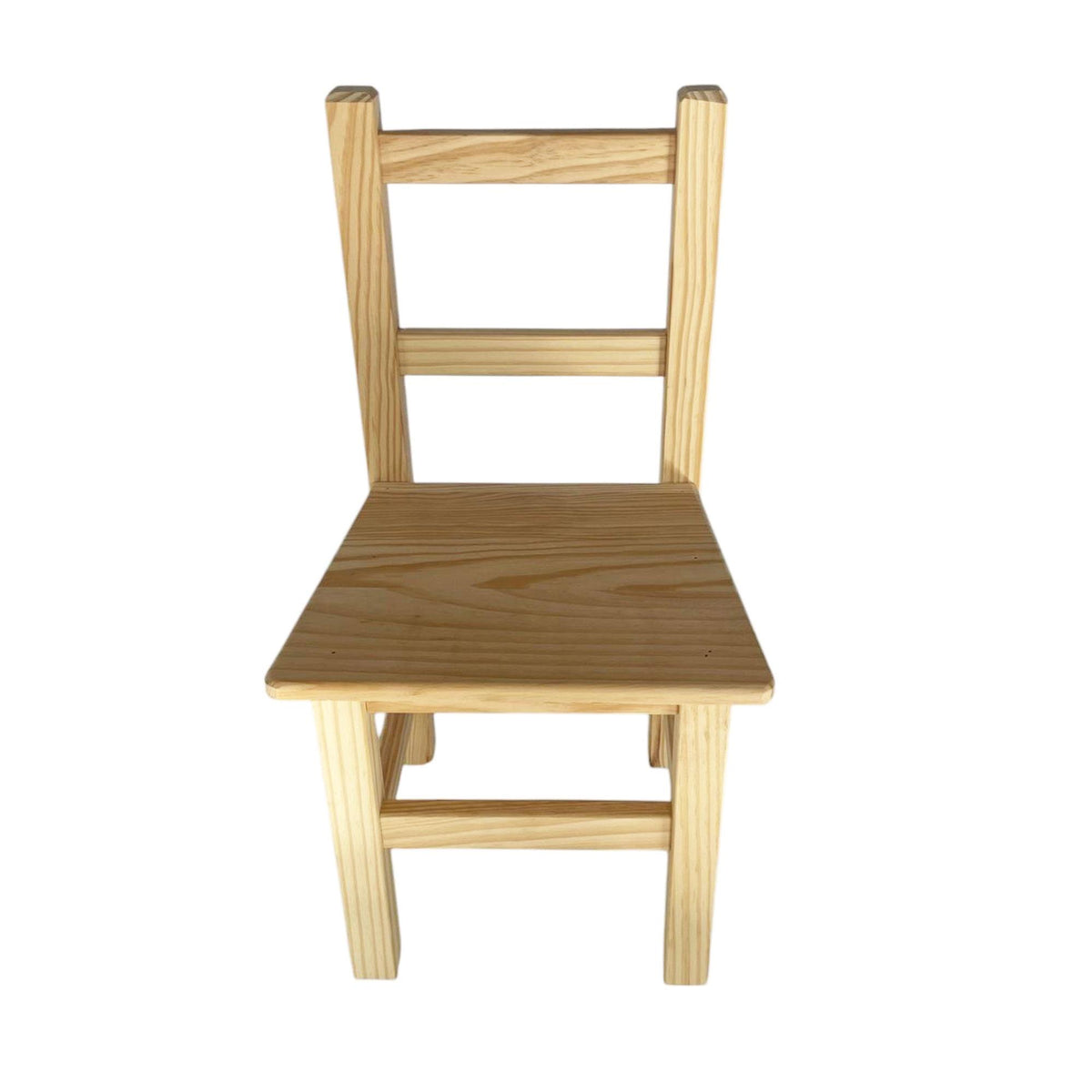 Silla infantil de madera maciza 30x26x58cm (4)