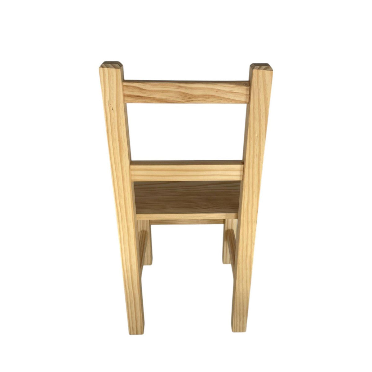 Silla infantil de madera maciza 30x26x58cm (6)