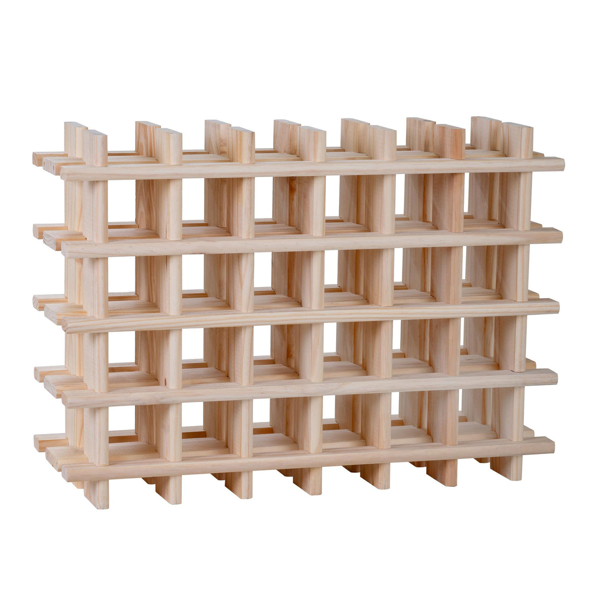 Botellero modular 24 botellas madera 75,9x22x54,5cm