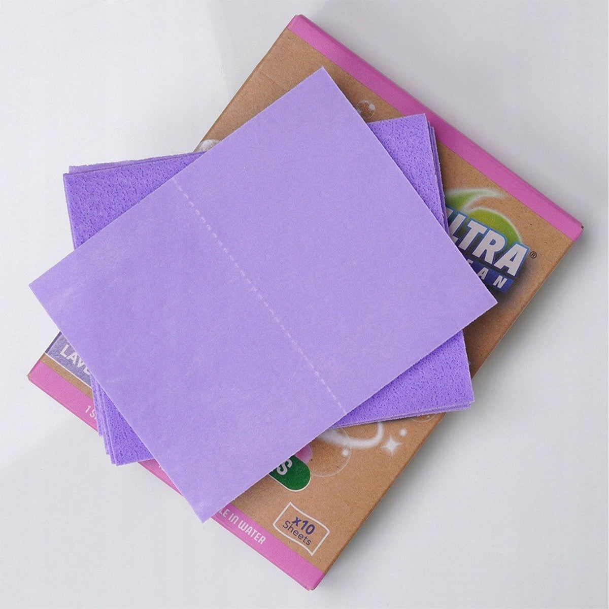 Juego de 10 hojas de suavizante de lavado 11x9cm (3)