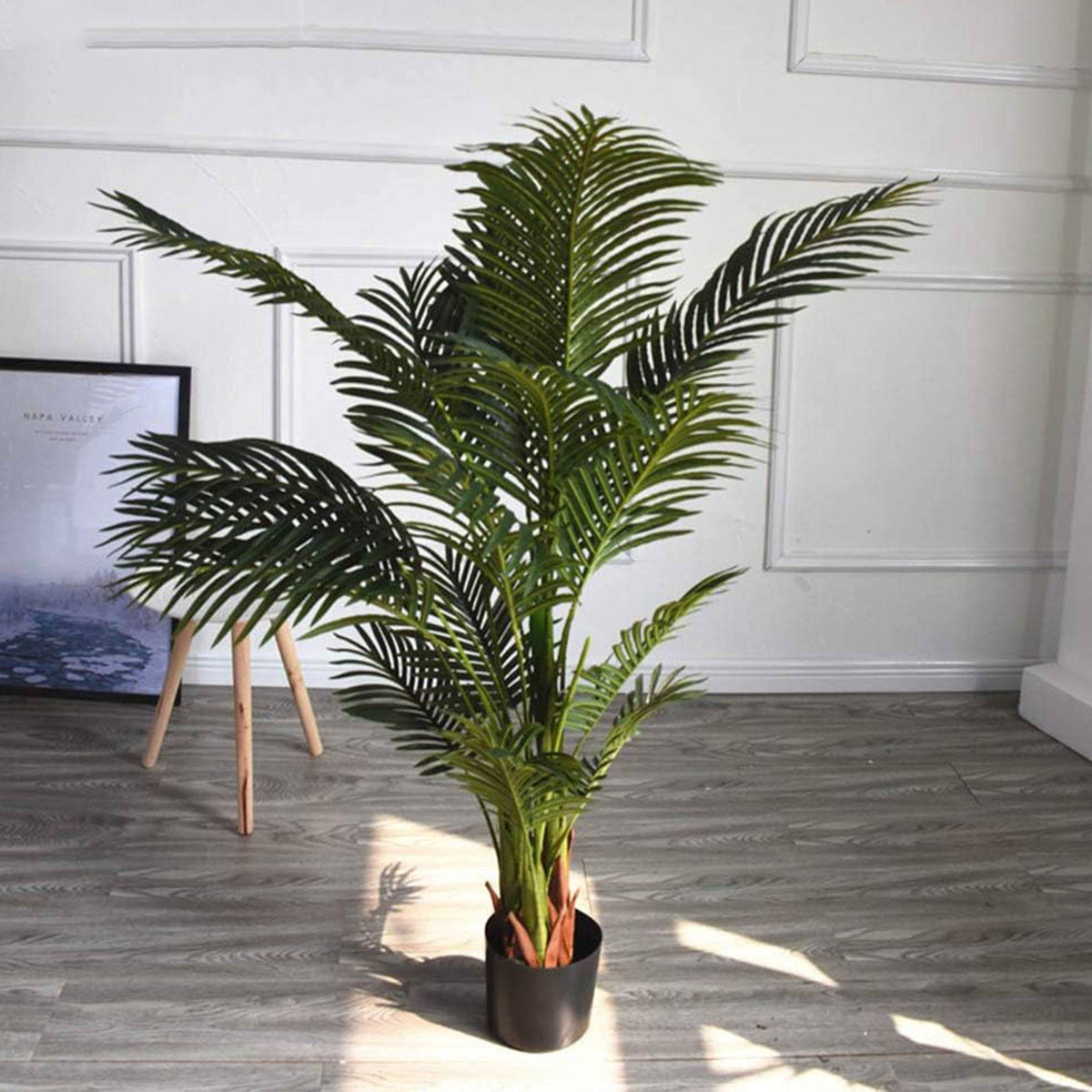 Palmera artificial 34 hojas en maceta 110x100x160cm (3)