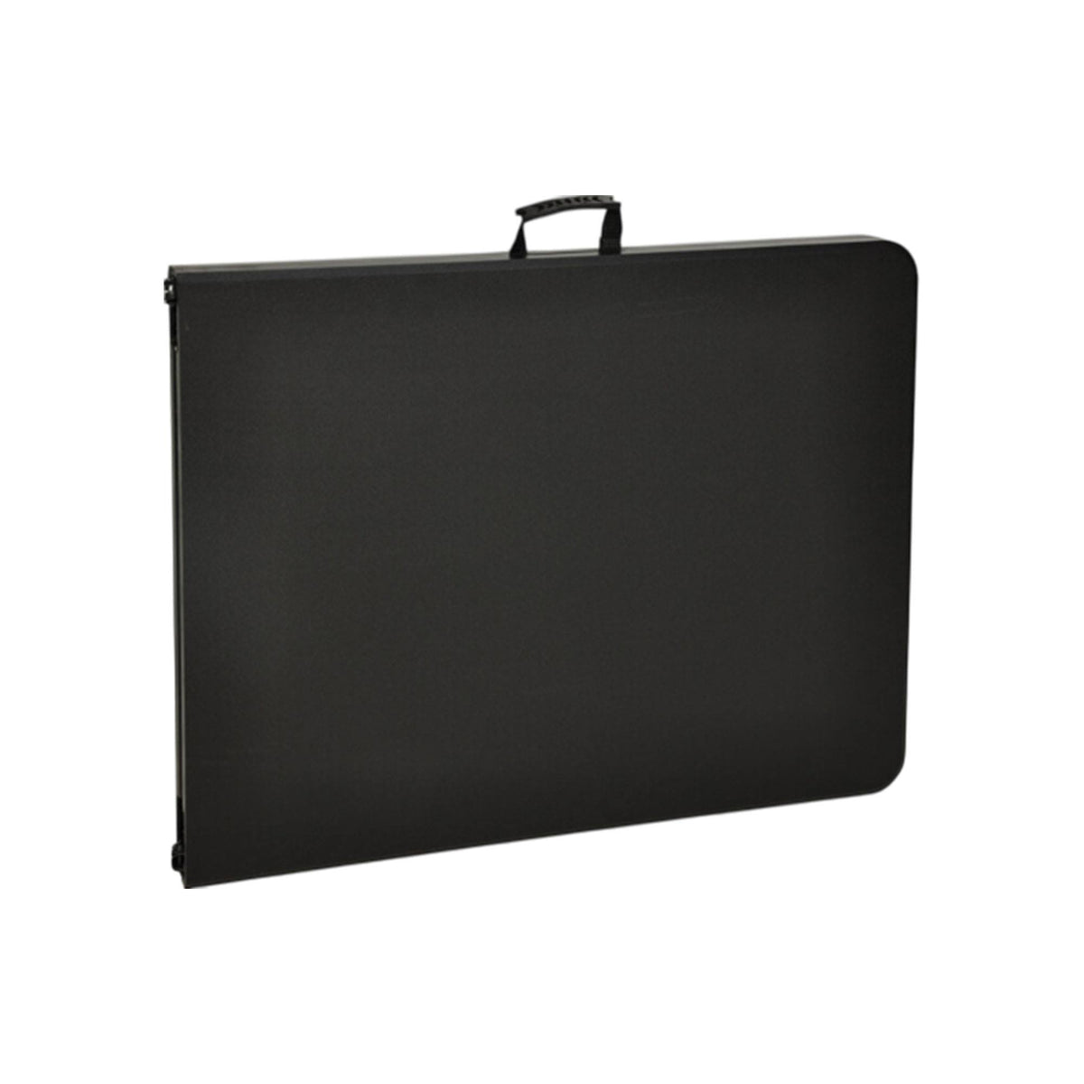 Mesa plegable negra con mecanismo bloqueo automático 180x70x74cm (3)