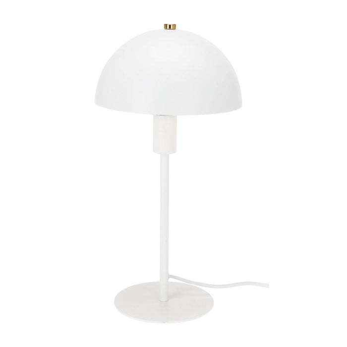 Lámpara de mesa estilo seta color blanco roto Ø18x36cm