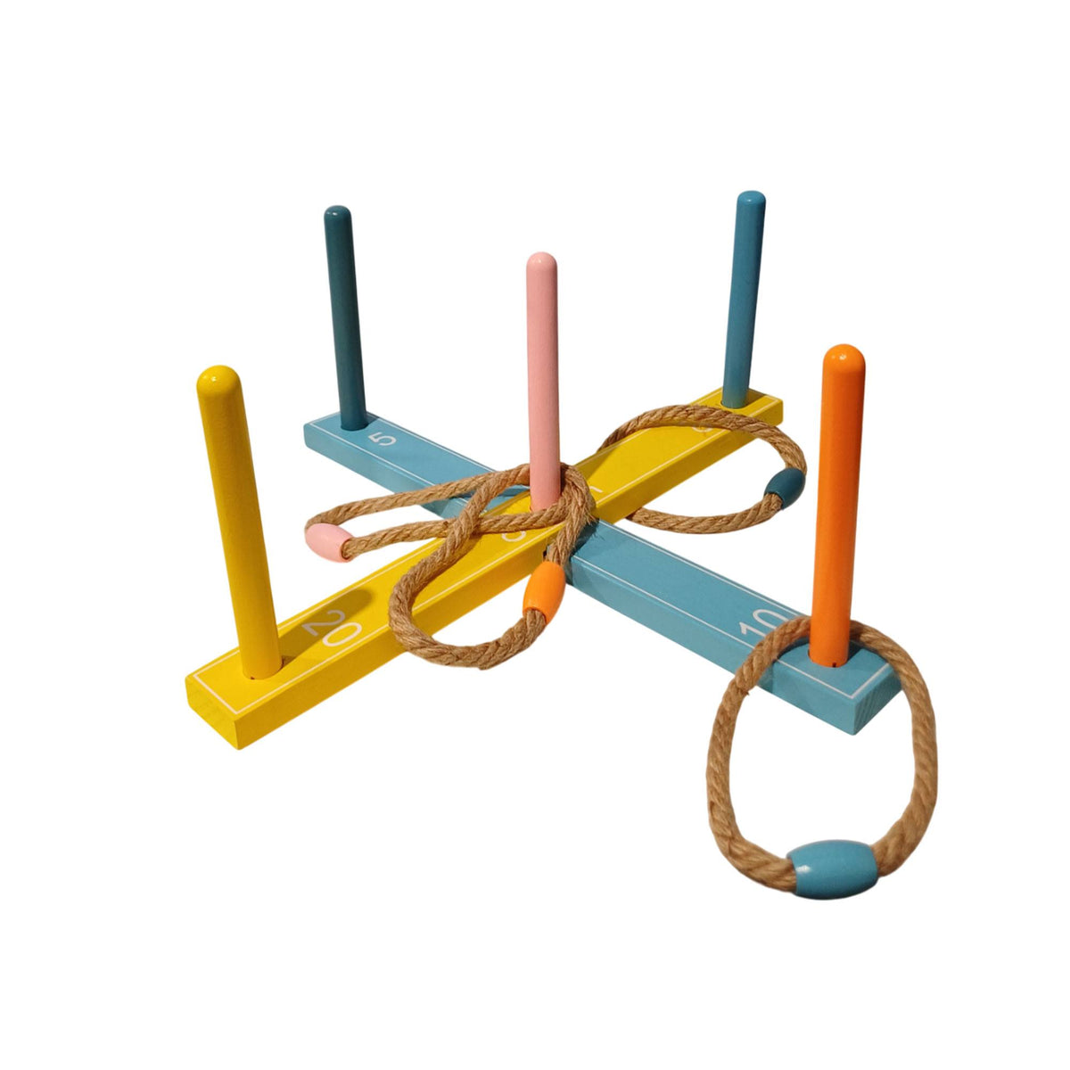 Juego de anillo de lanzamiento de madera (3)