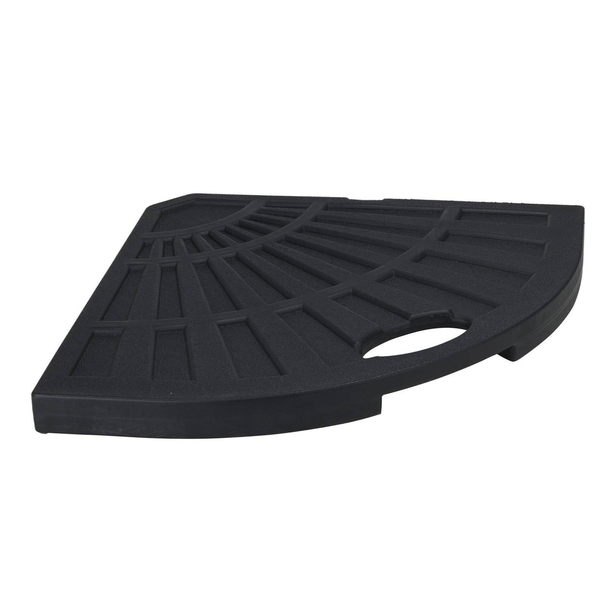 Base de cemento para sombrilla 14kg triangular 47,5x47,5x4cm