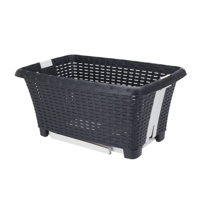 Cesto de lavandería para ropa con patas 38L color antracita