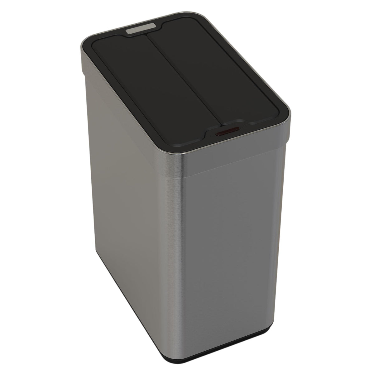 Cubo de basura acero inox sensor automático 50L gris metálico (8)