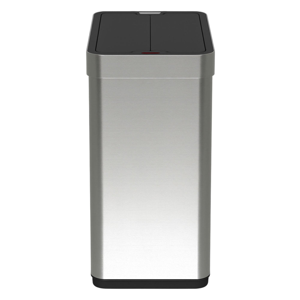 Cubo de basura acero inox sensor automático 50L gris metálico (9)