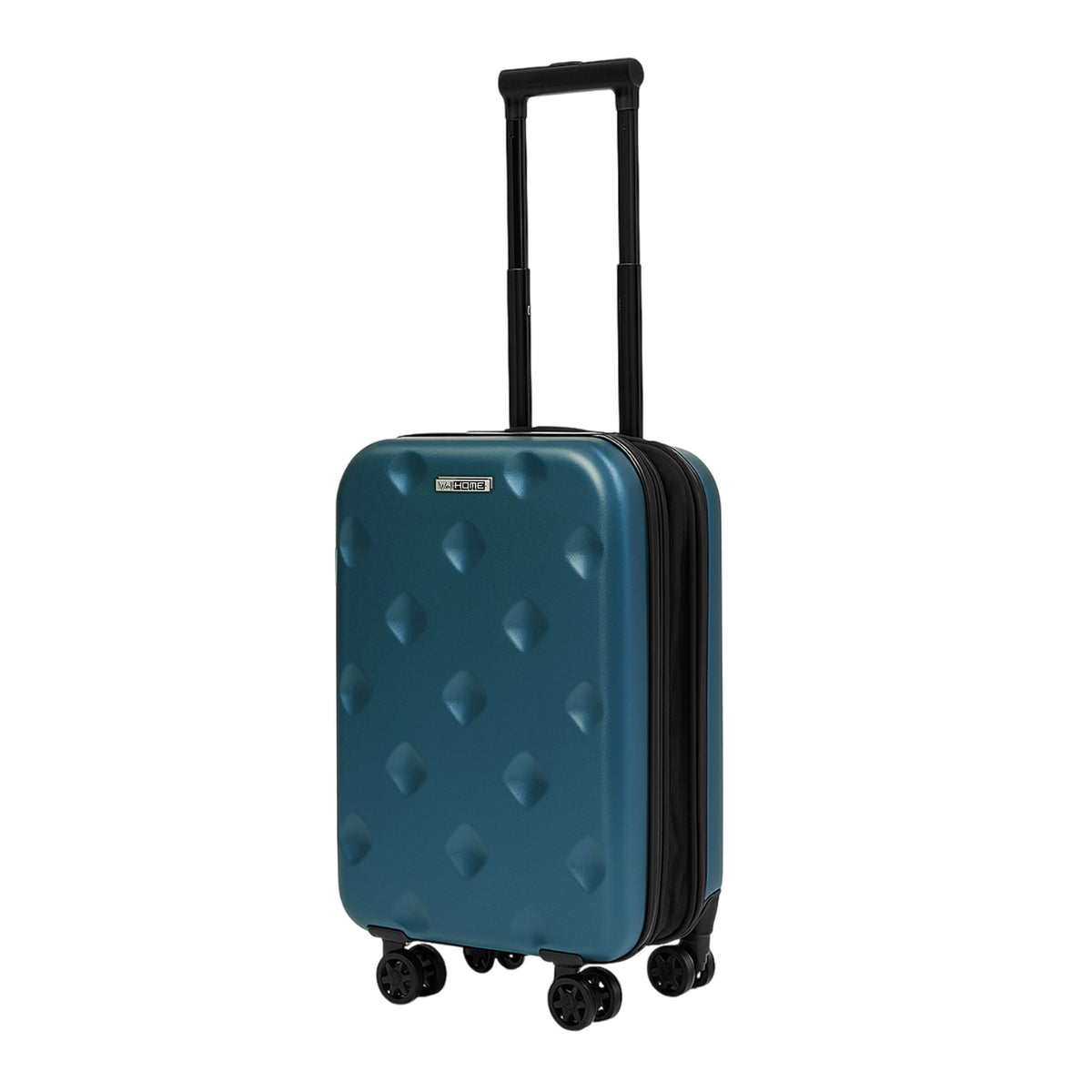 Maleta de cabina 20 pulgadas plegable ABS 4 ruedas azul grisáceo (6)