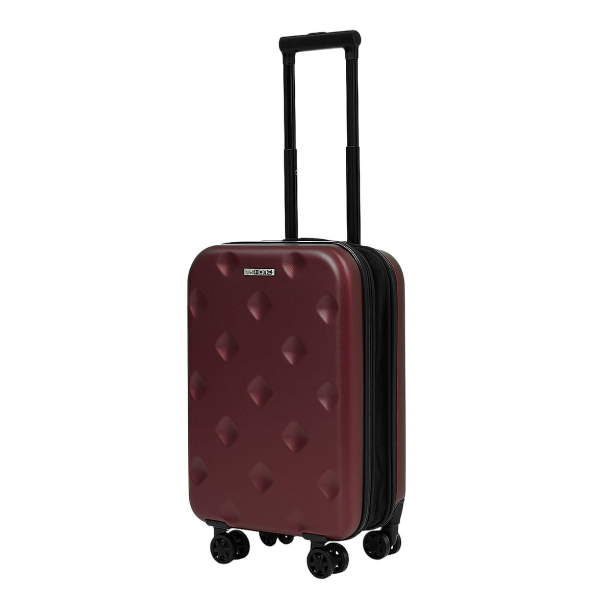 Maleta de cabina 20" plegable ultrafina ABS 4 ruedas burgundy (6)
