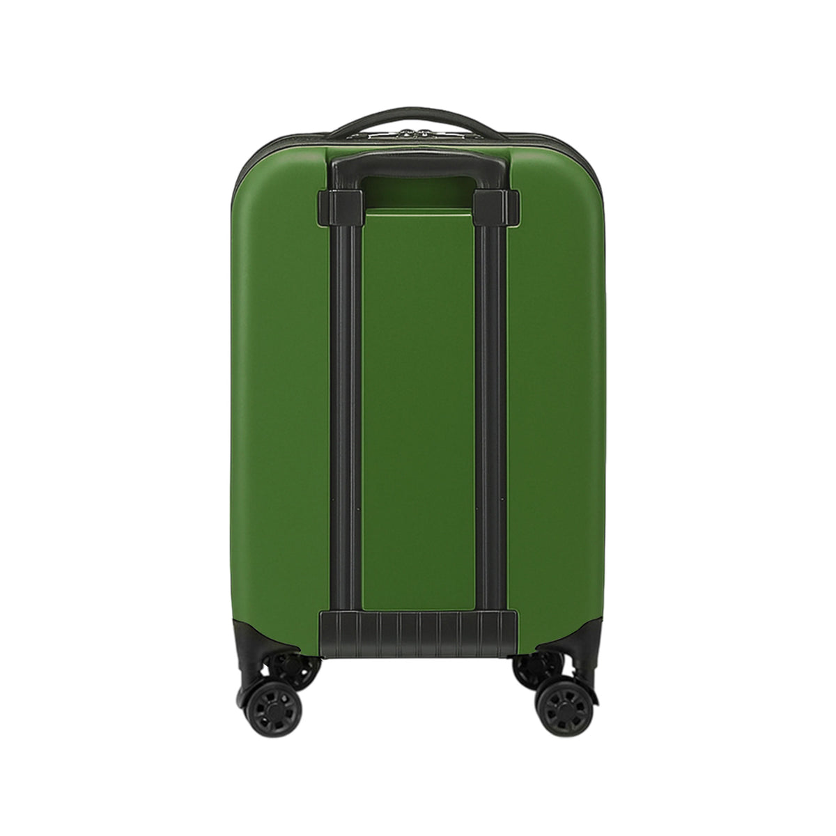 Maleta de cabina 20" plegable ultrafina ABS 4 ruedas verde musgo (7)