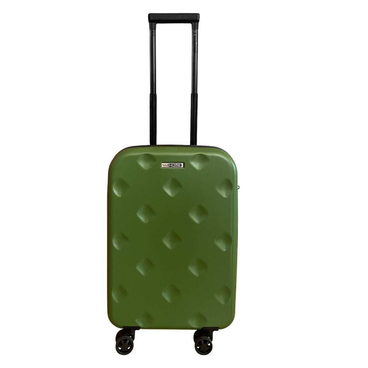 Maleta de cabina 20" plegable ultrafina ABS 4 ruedas verde musgo (9)