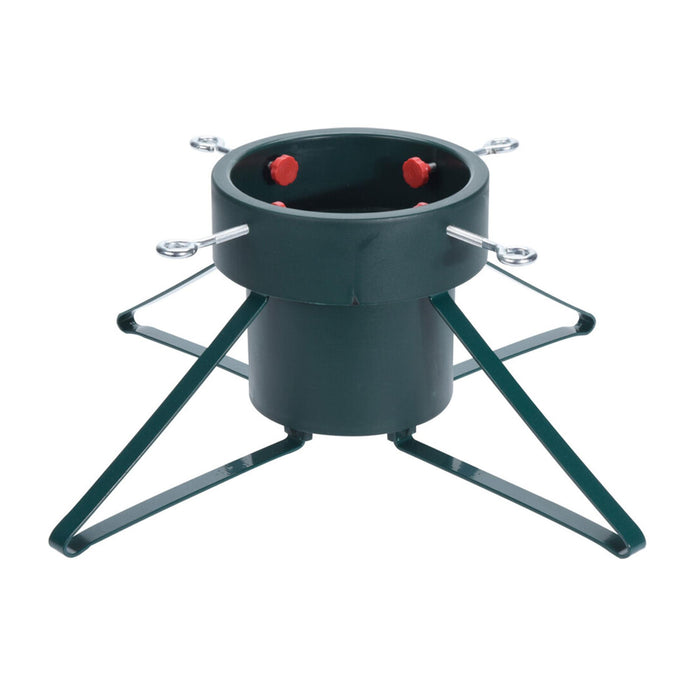 Soporte para árbol de Navidad con patas metálicas y depósito agua