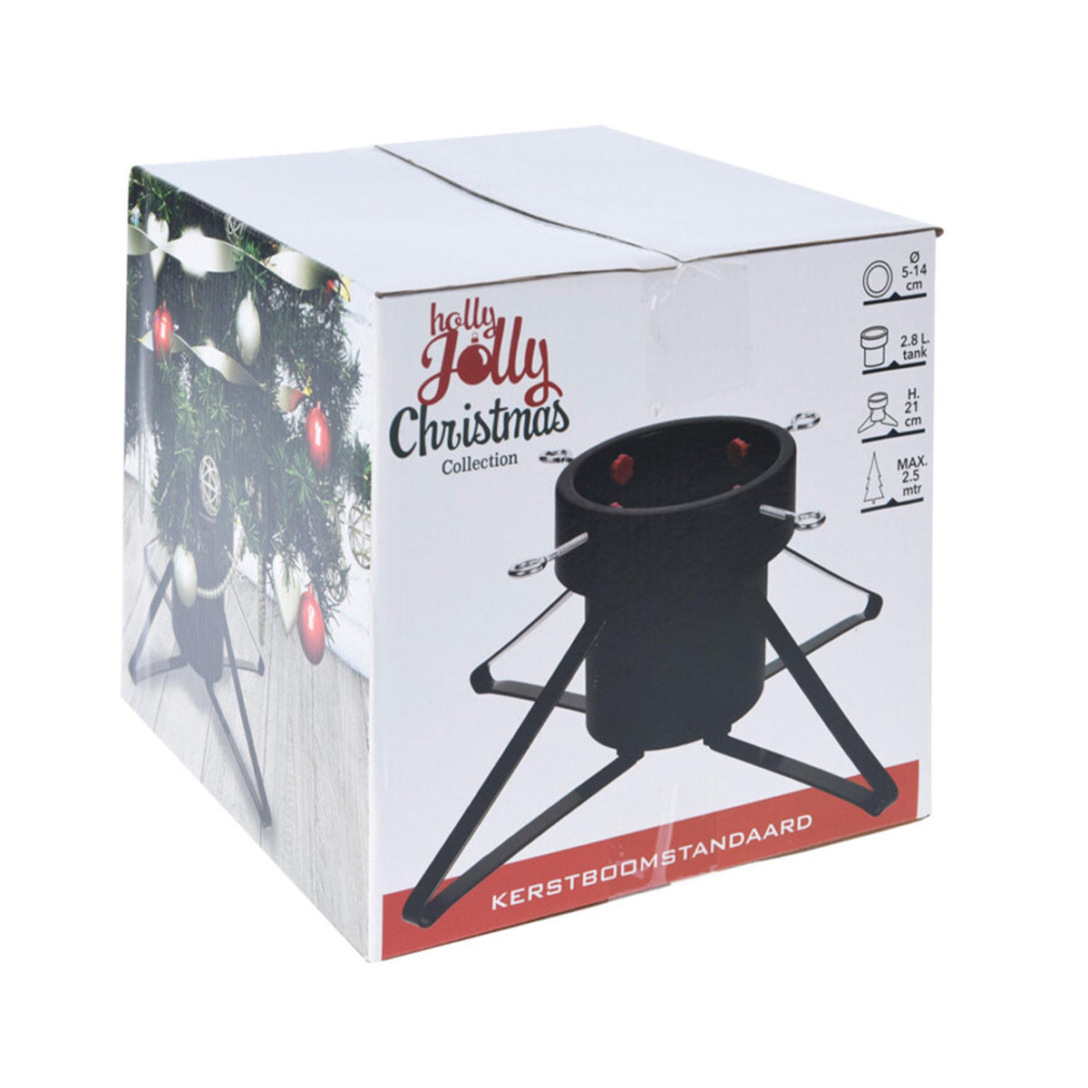 Soporte para árbol de Navidad con patas metálicas y depósito agua (8)