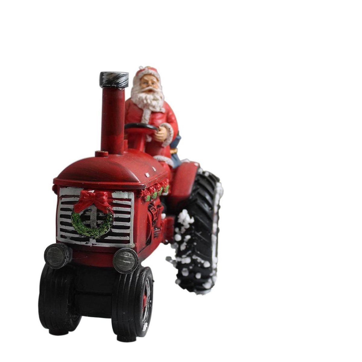 Tractor Papá Noel con pulverizador de nieve, sonido y luces LED (5)