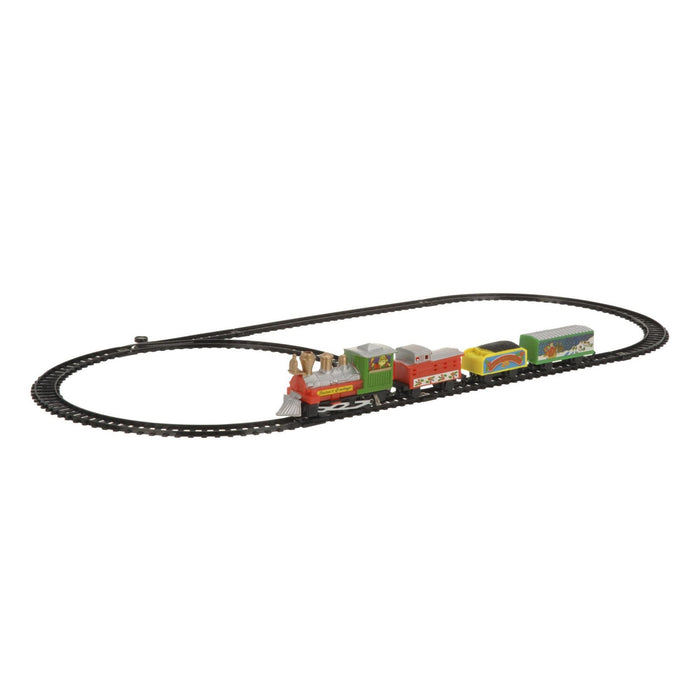 Tren de Navidad 9 pzs con vía de 180cm