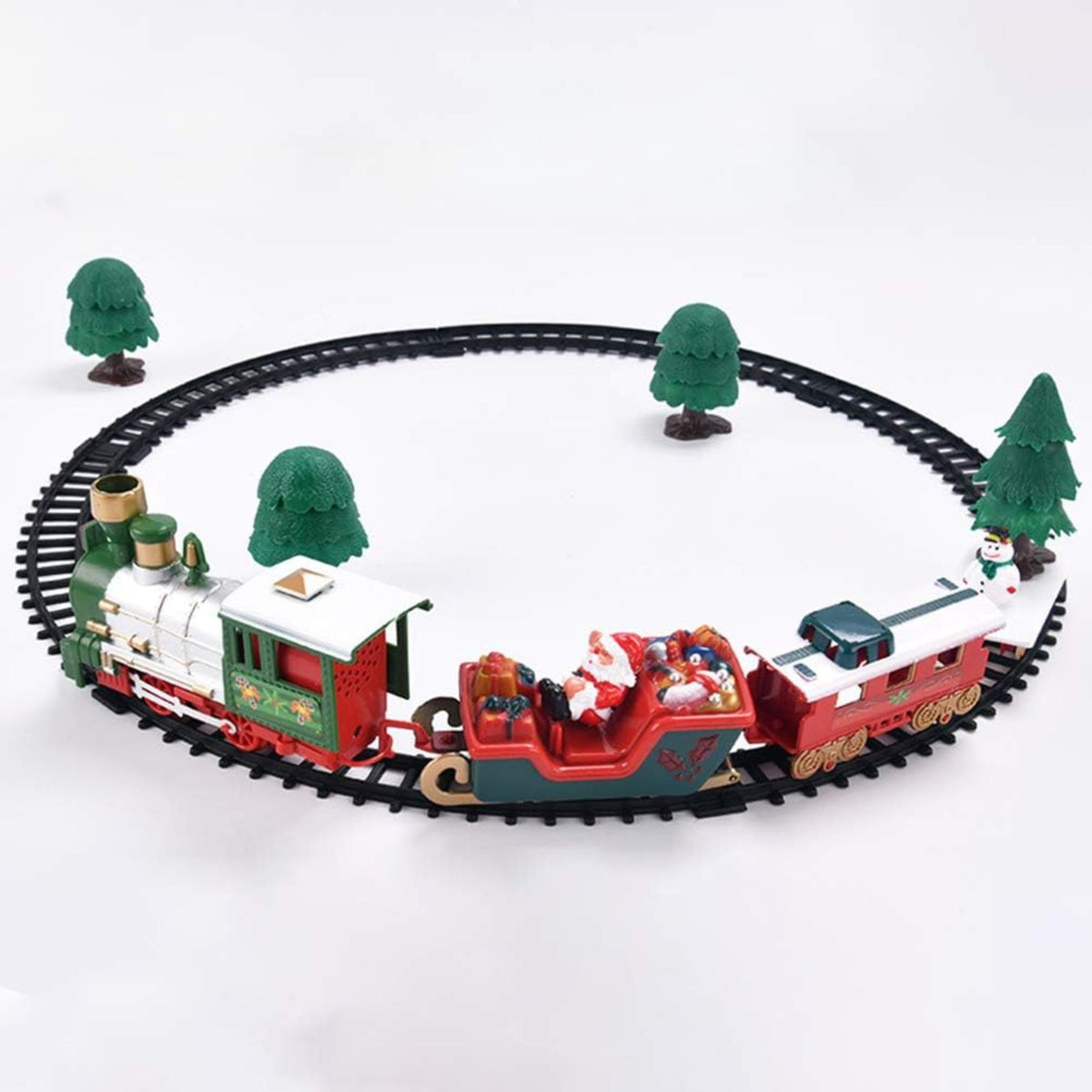 Tren de Navidad 22 pzs con sonido y luz, vía de 283cm (7)