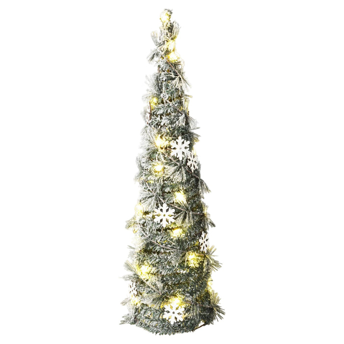 Cono navideño artificial 30 micro LED H.60cm