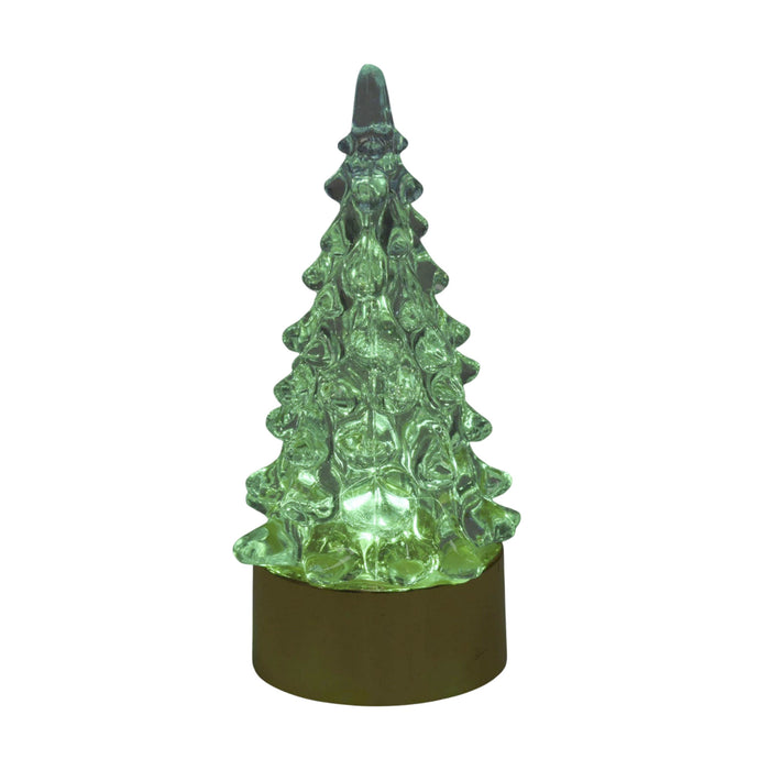 Árbol de Navidad con LED cambiante de color H.9,3cm
