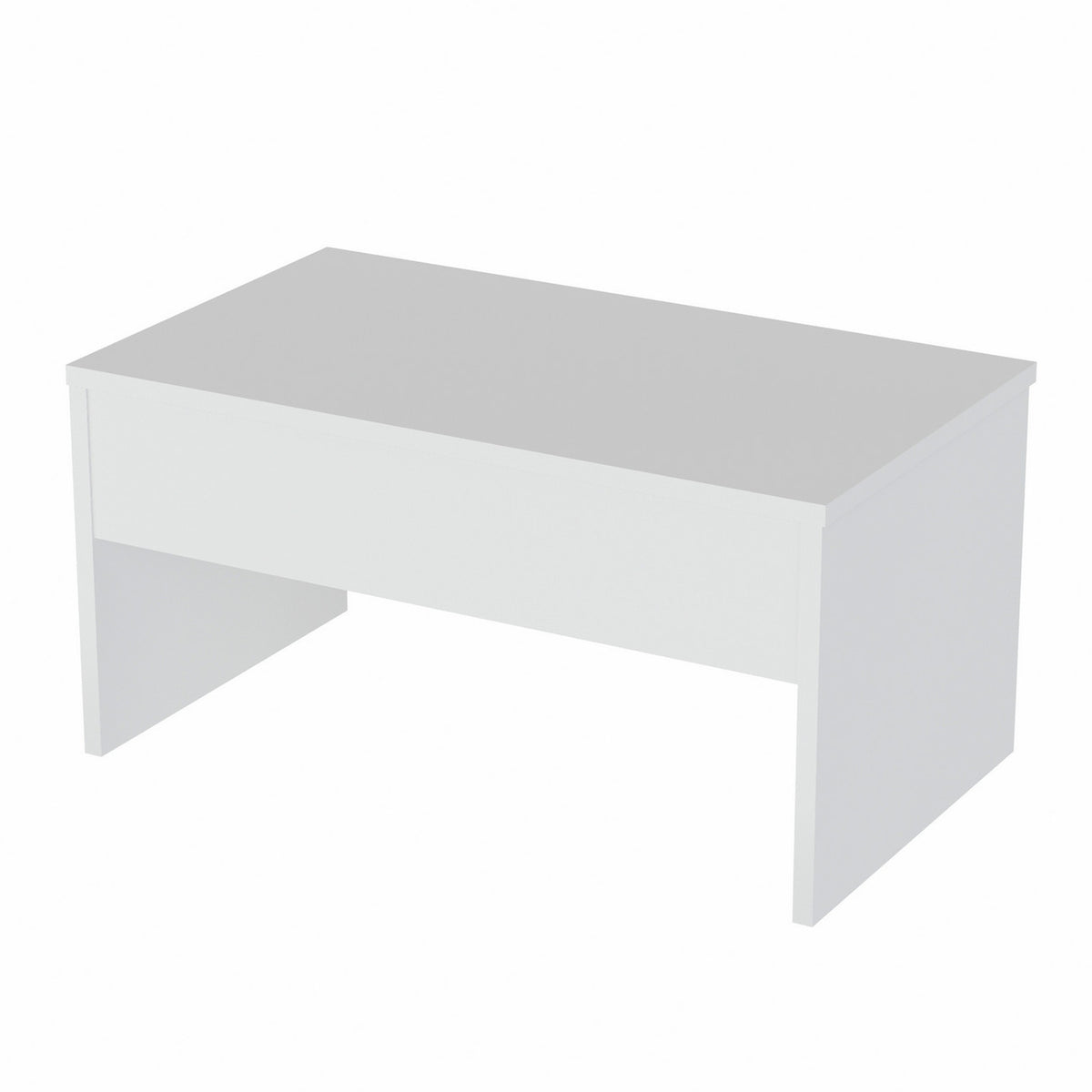 Mesa de centro melamina blanca 90x45x52cm