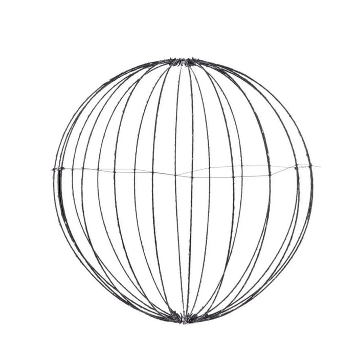 Bola metálica plegable navideña 224 LED RGB con mando a distancia