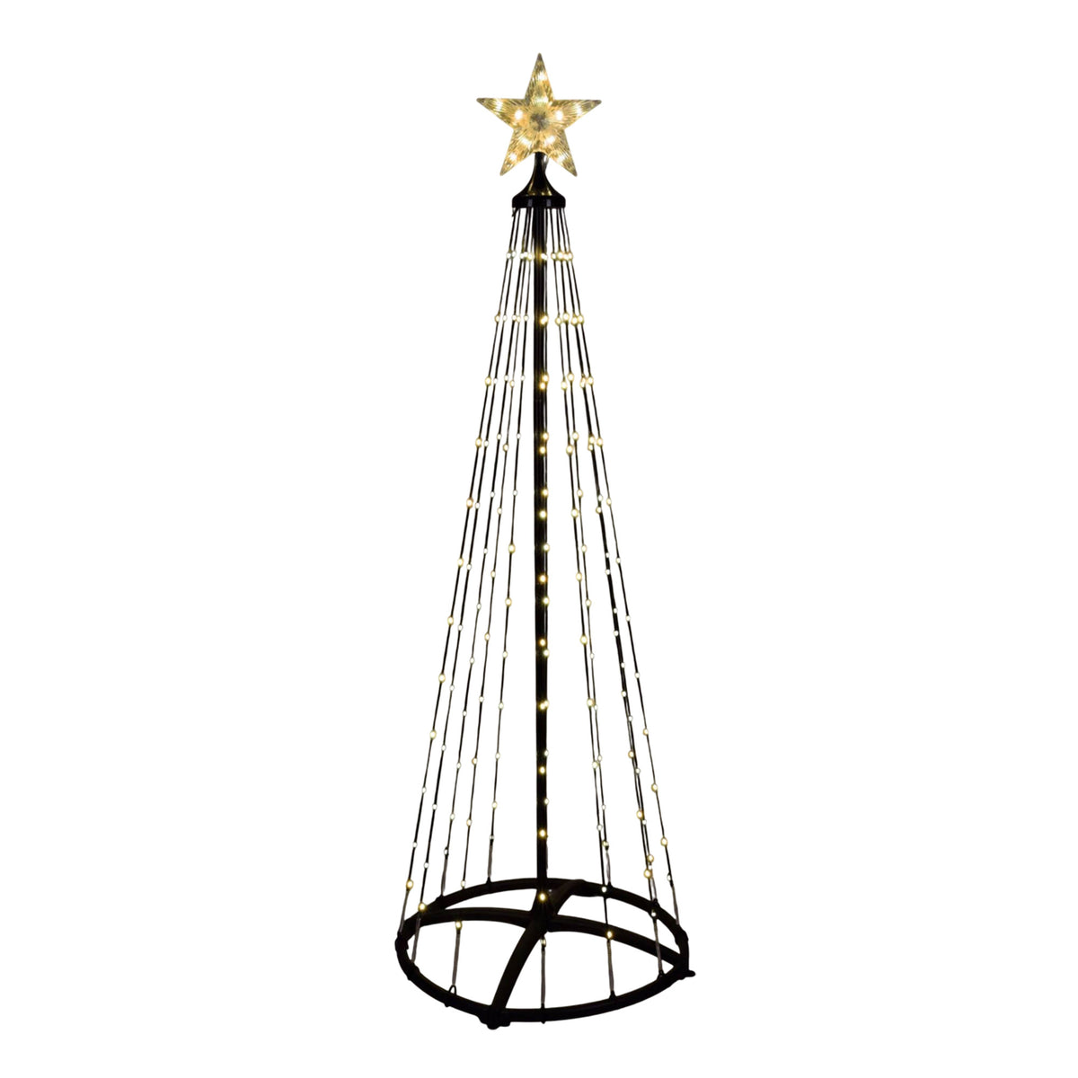 Árbol de Navidad 300cm 550 LED cálido mando a distancia