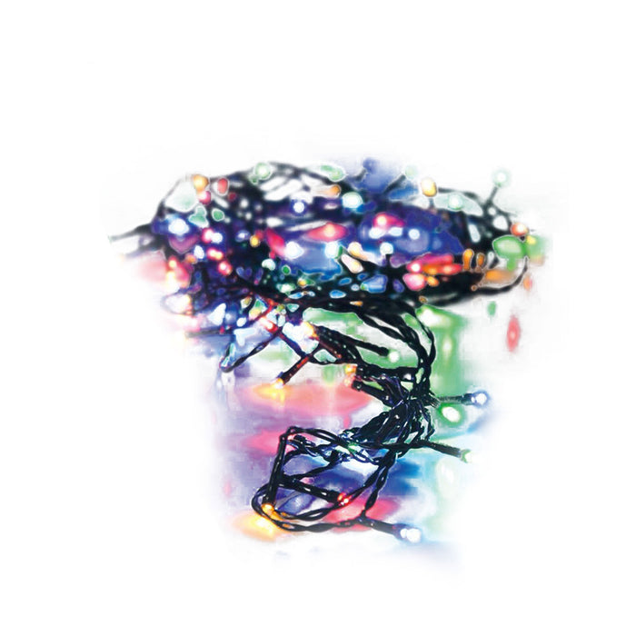 Guirnalda exterior 320 luces LED multicolor cable 3m