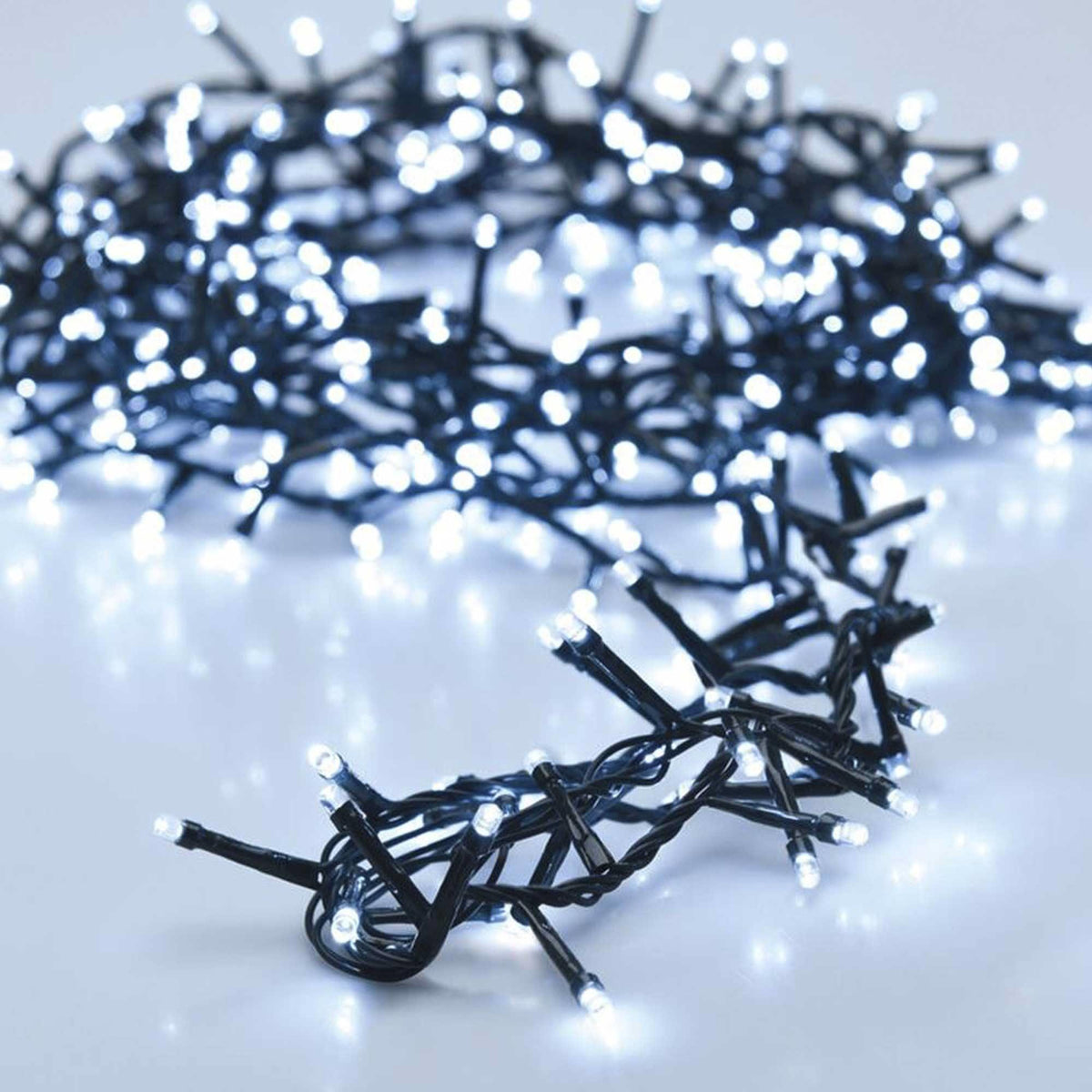 Luces navideñas 1000 LEDs blanco frío 8 juegos de luz 20m (3)