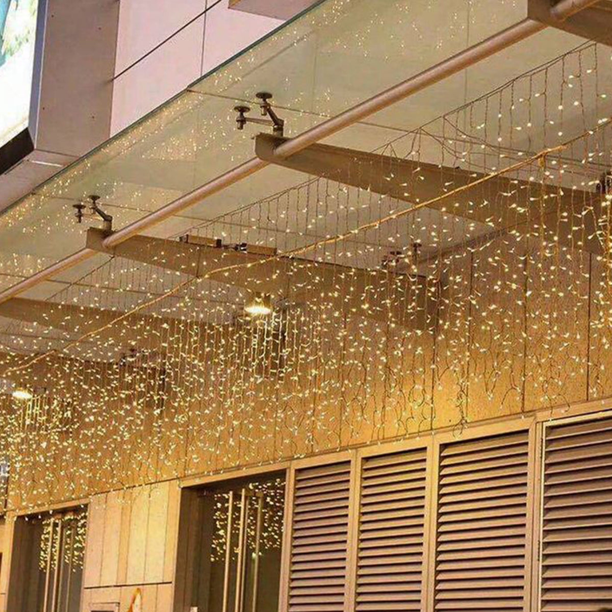Guirnalda navideña 400 LED blanco cálido 8m (3)