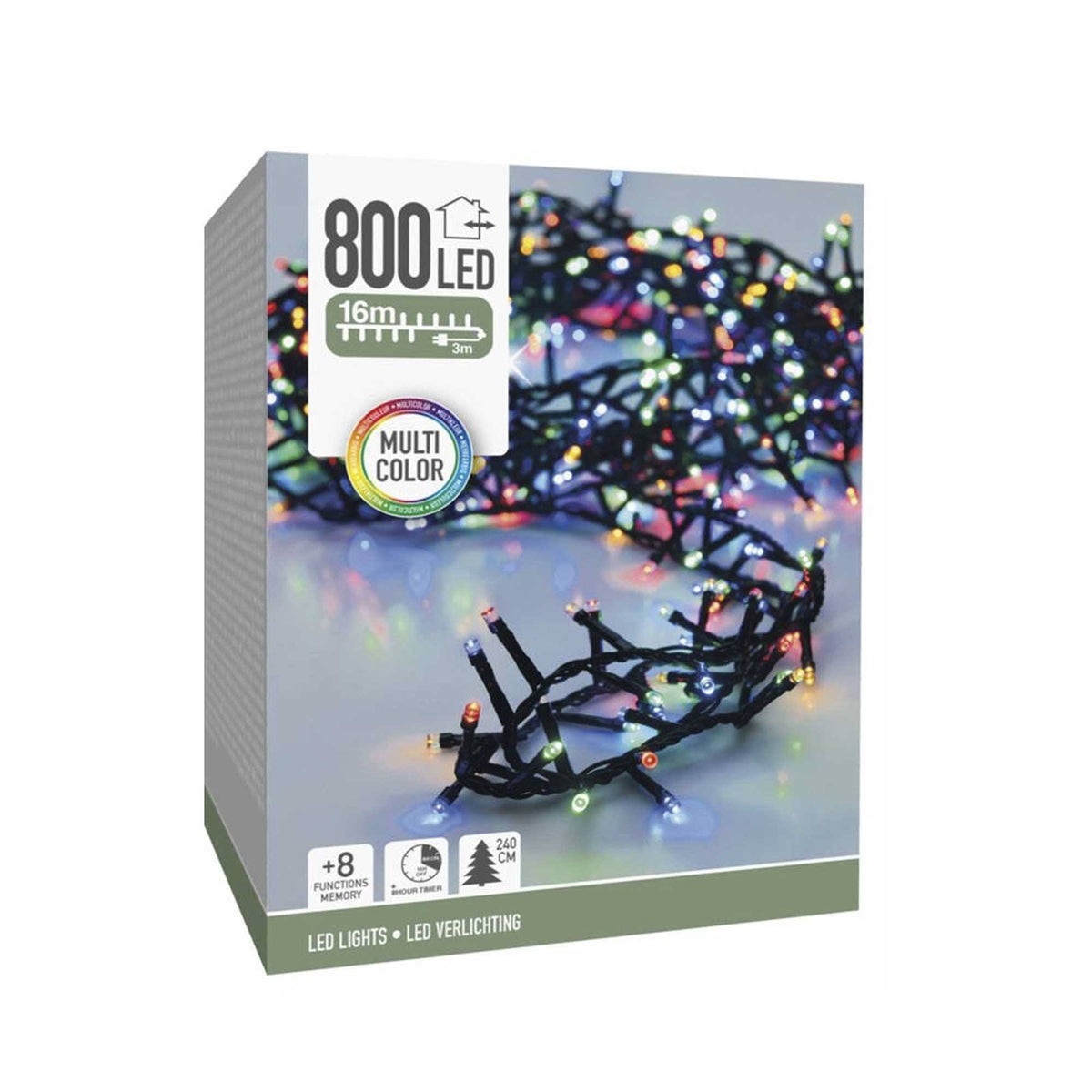 Guirnalda navideña 800 LED multicolor 16m (5)