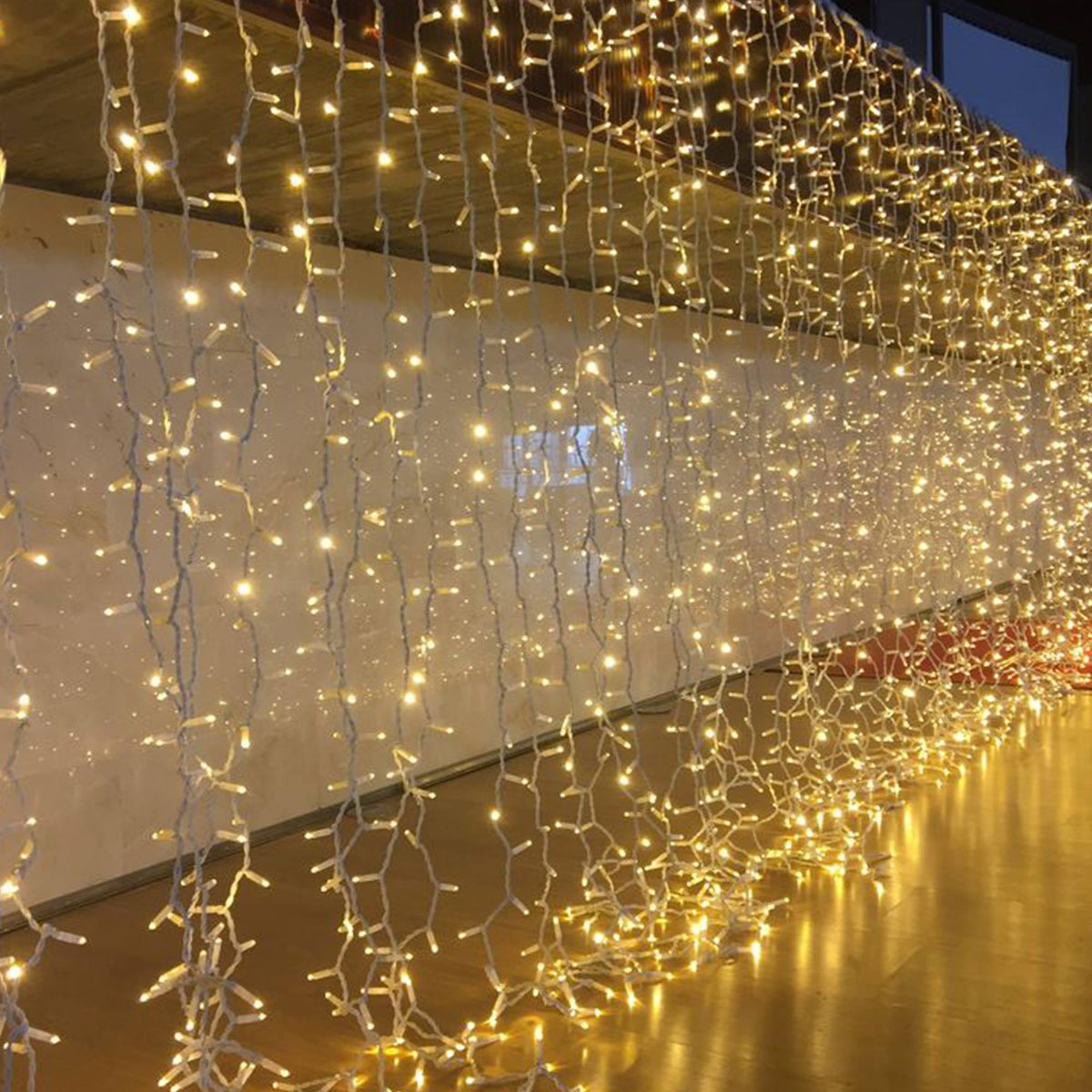Guirnalda navideña 700 LED blanco extra cálido 14m (3)