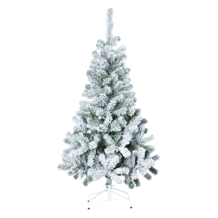 Árbol de Navidad efecto nevado H.150cm