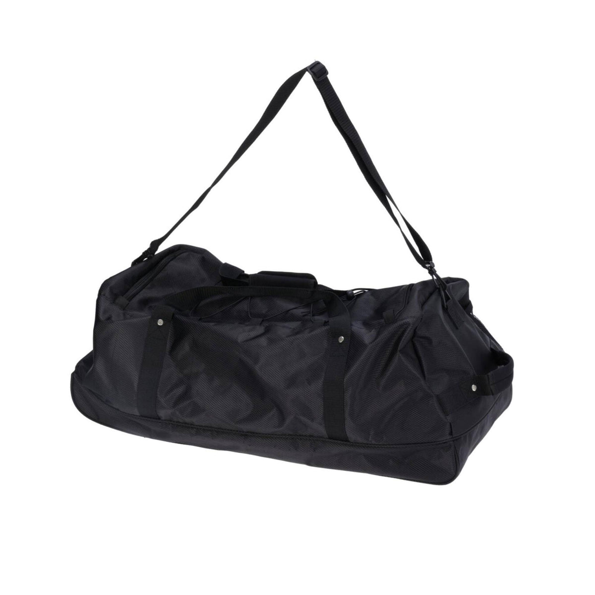 Bolsa de viaje 110L negro con ruedas y múltiples compartimentos