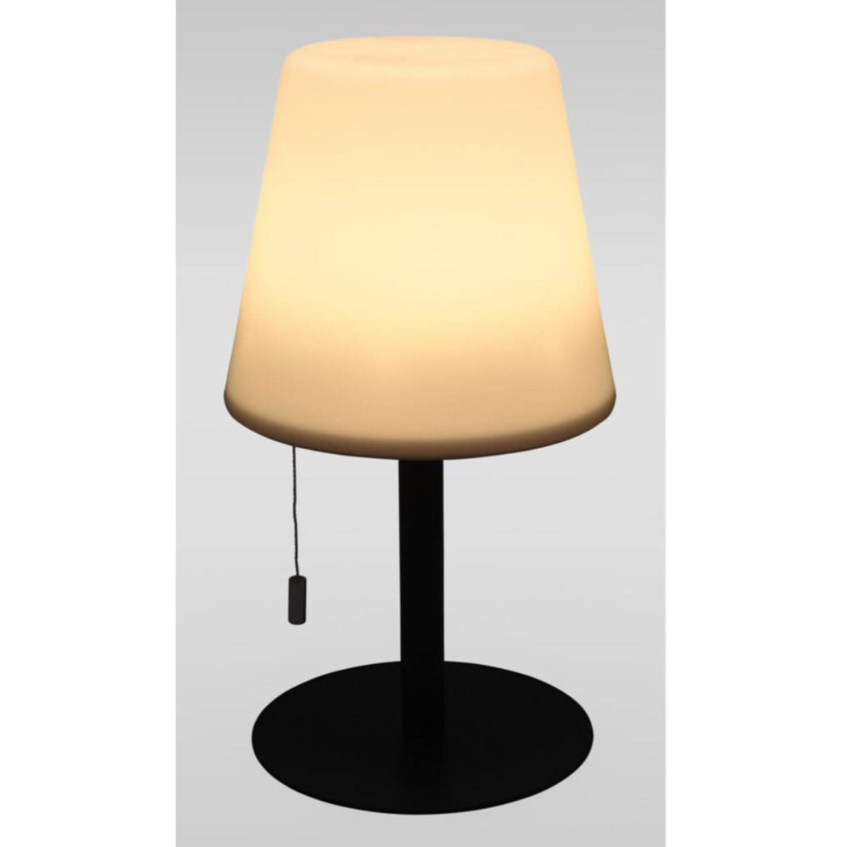 Lámpara recargable RGB exterior base metal 16,5x30 cm (5)