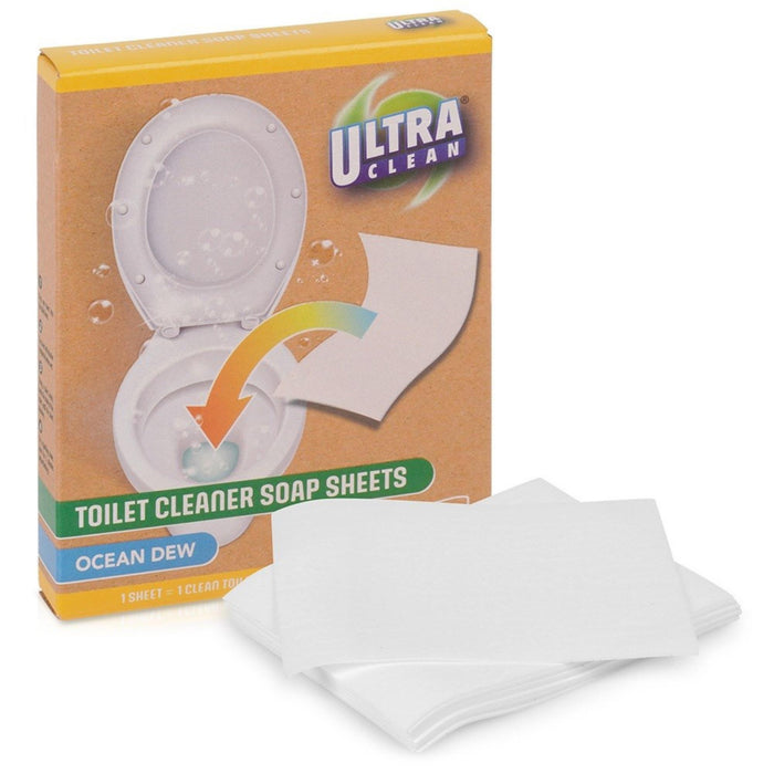 Set 12 hojas absorbentes para inodoro poliéster no tejido 10x25cm