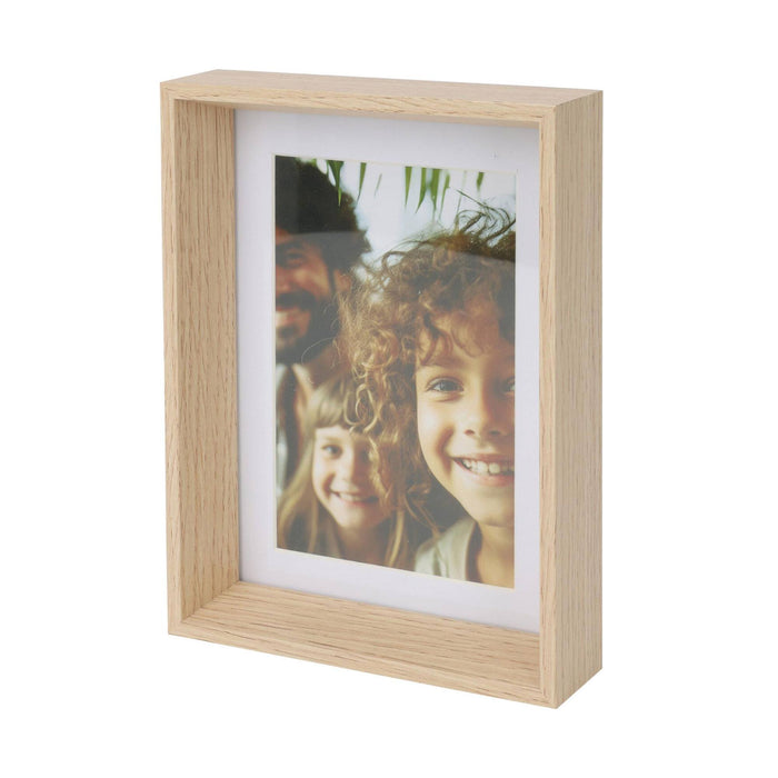 Marco de fotos MDF y cristal 15x4x20cm