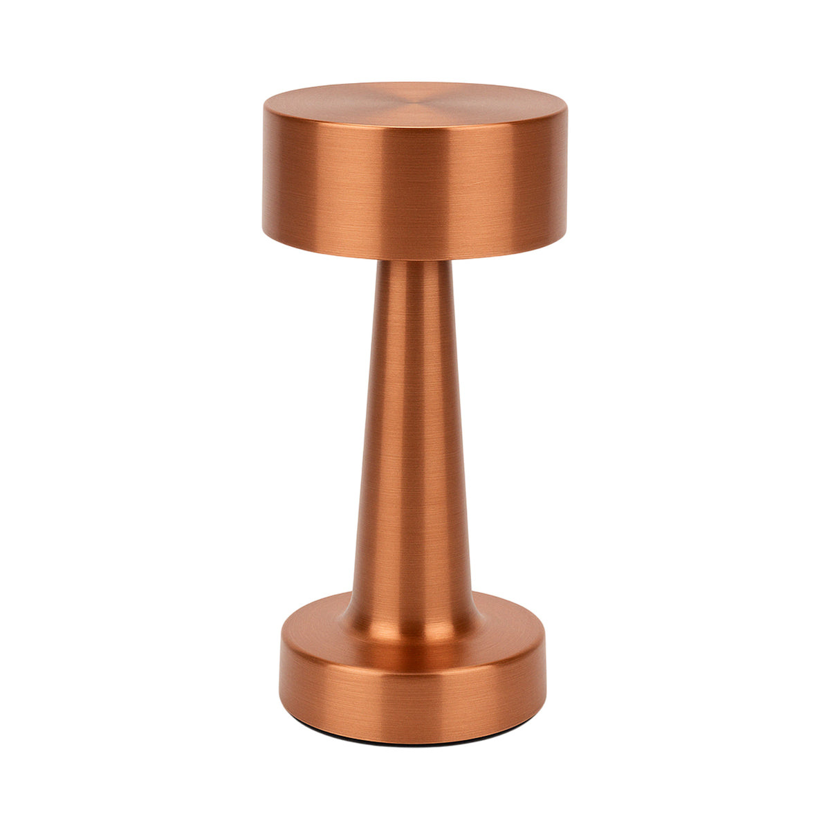 Lámpara de mesa recargable cobre 16 luces LED 3 modos Ø8,9x20,9cm