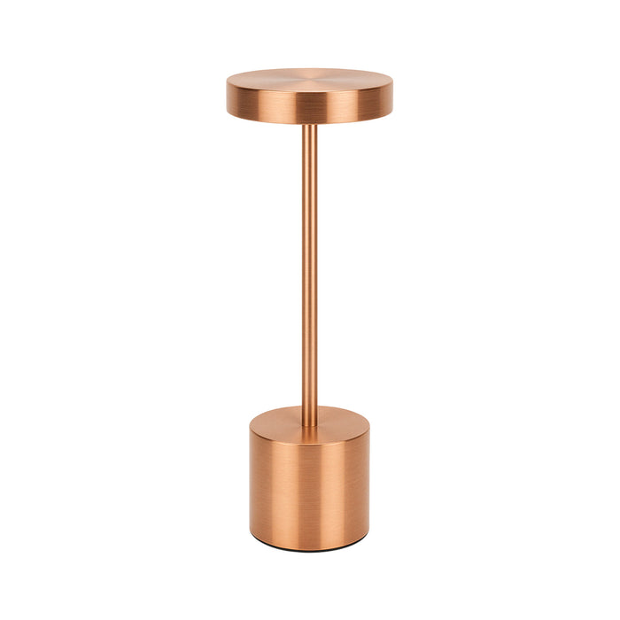Lámpara de mesa LED cobre 24 luces 3 modos iluminación Ø8x34cm