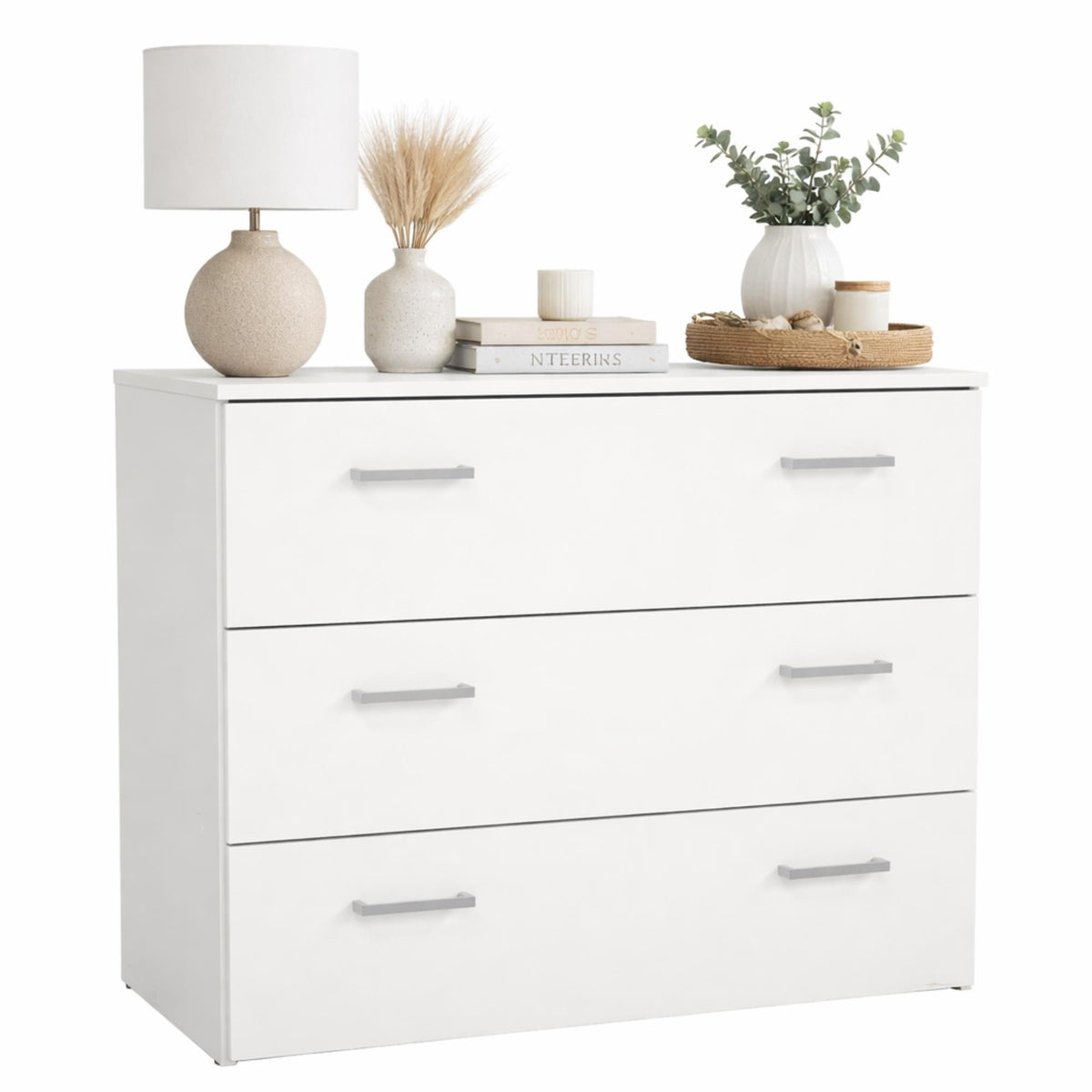 Cómoda 3 cajones blanco 75x36x70 cm (11)