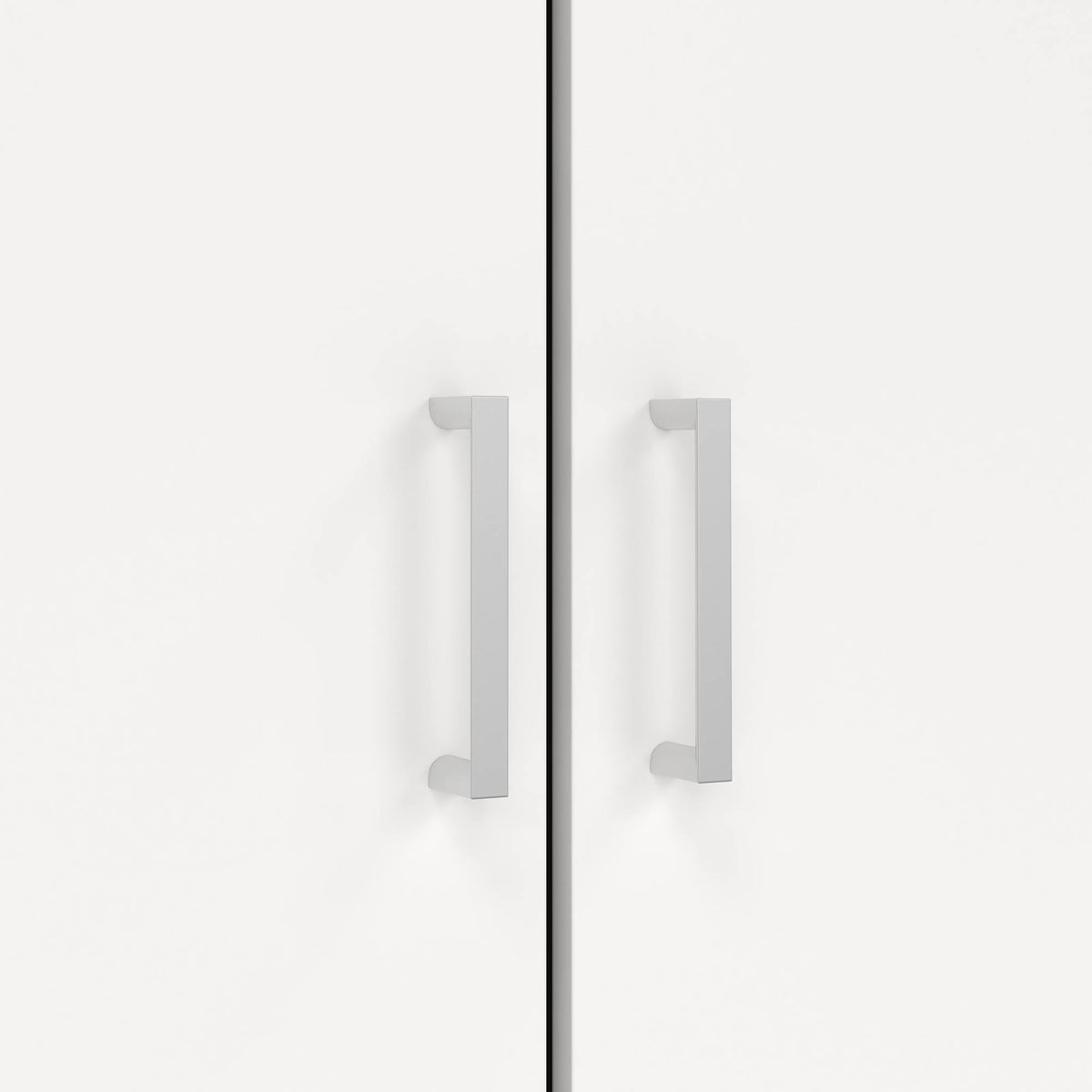 Armario ropero 2 puertas melamina blanco 78x50x176cm (8)