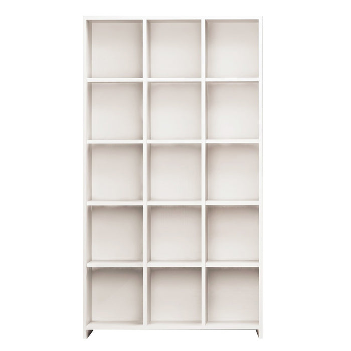 Librería melamina blanca 90x160x25 cm