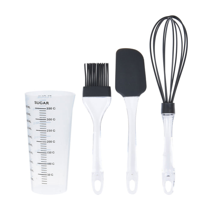 Set de horneado silicona antracita 4 pzs resistente hasta 425°C