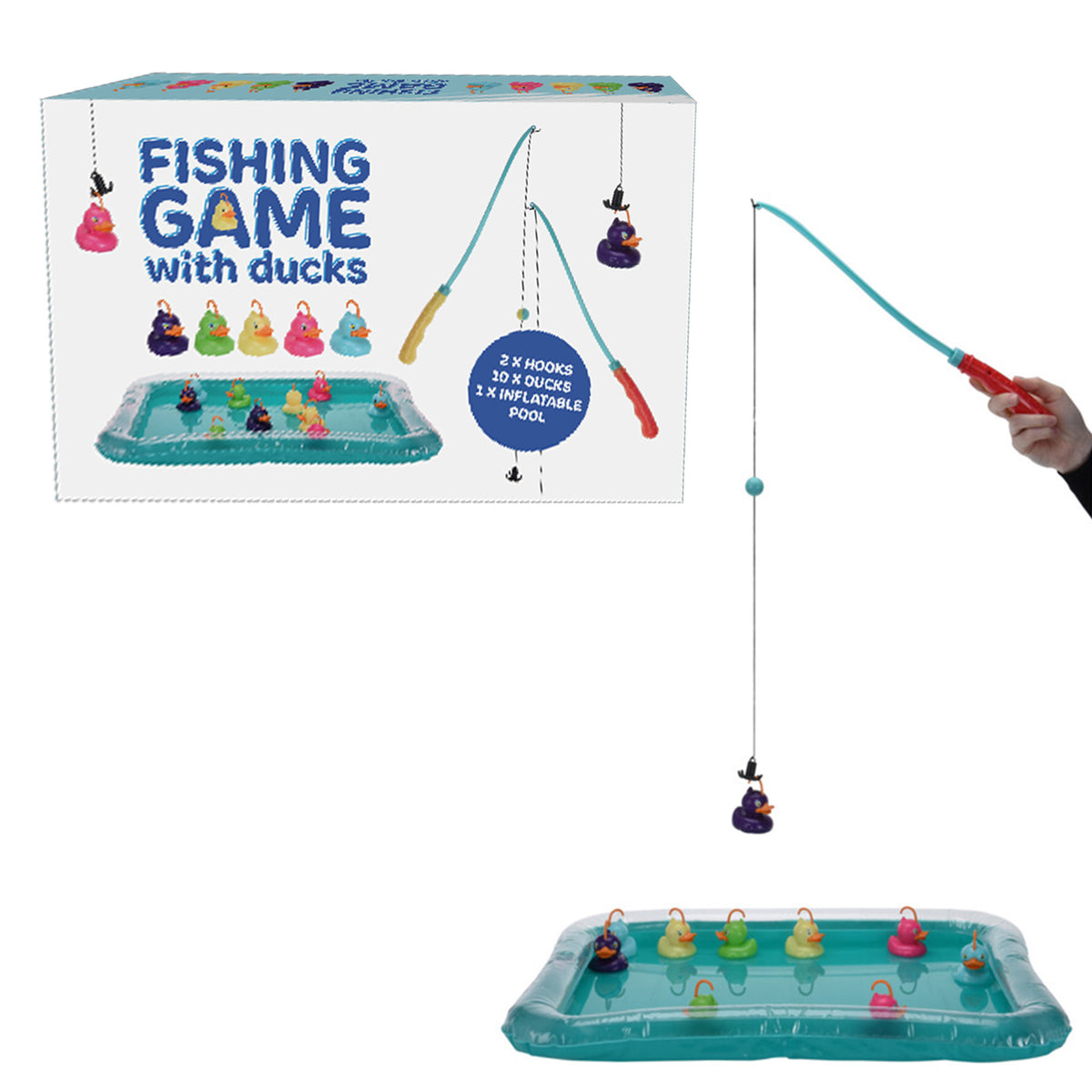 Torneo de pesca de patos juego de destreza para niños y adultos (6)