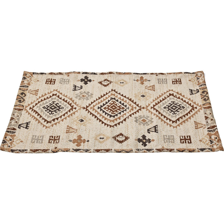 Alfombra de algodón estampado 90x60cm ligera y decorativa