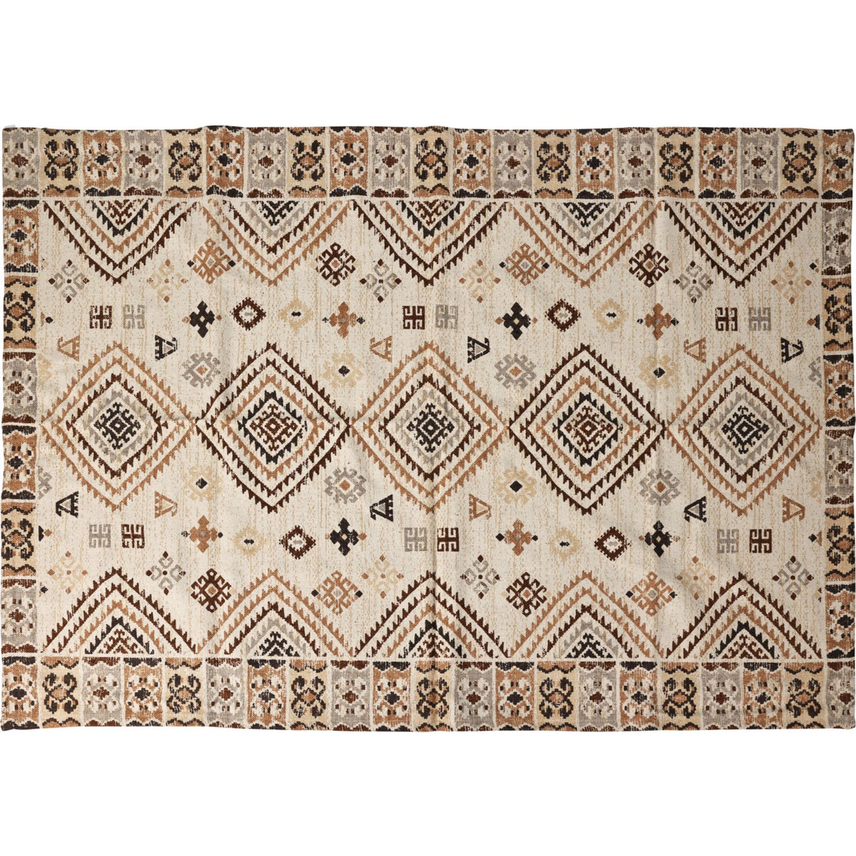 Alfombra de algodón estampado Klim 180x120cm 2100g