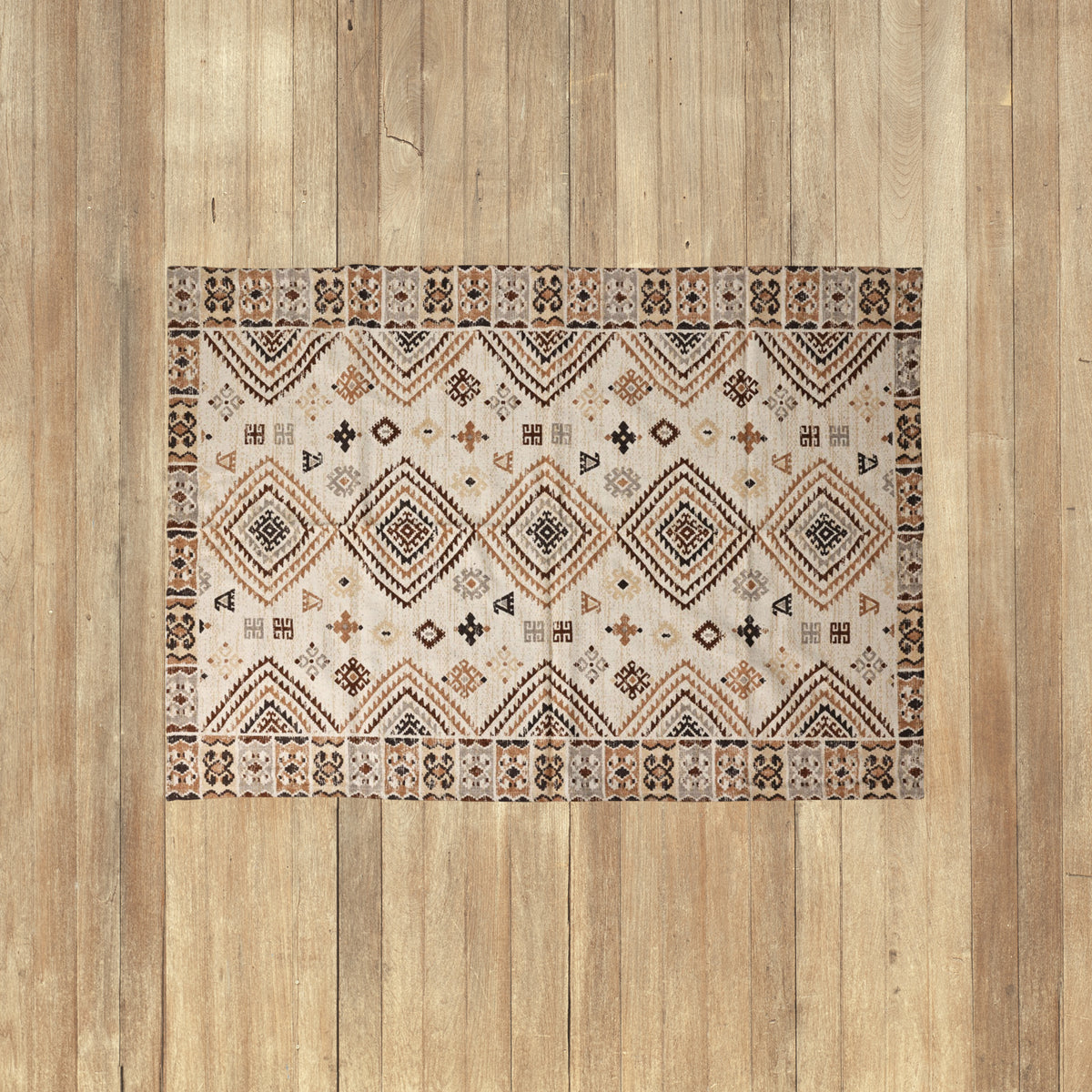 Alfombra de algodón estampado Klim 180x120cm 2100g (4)