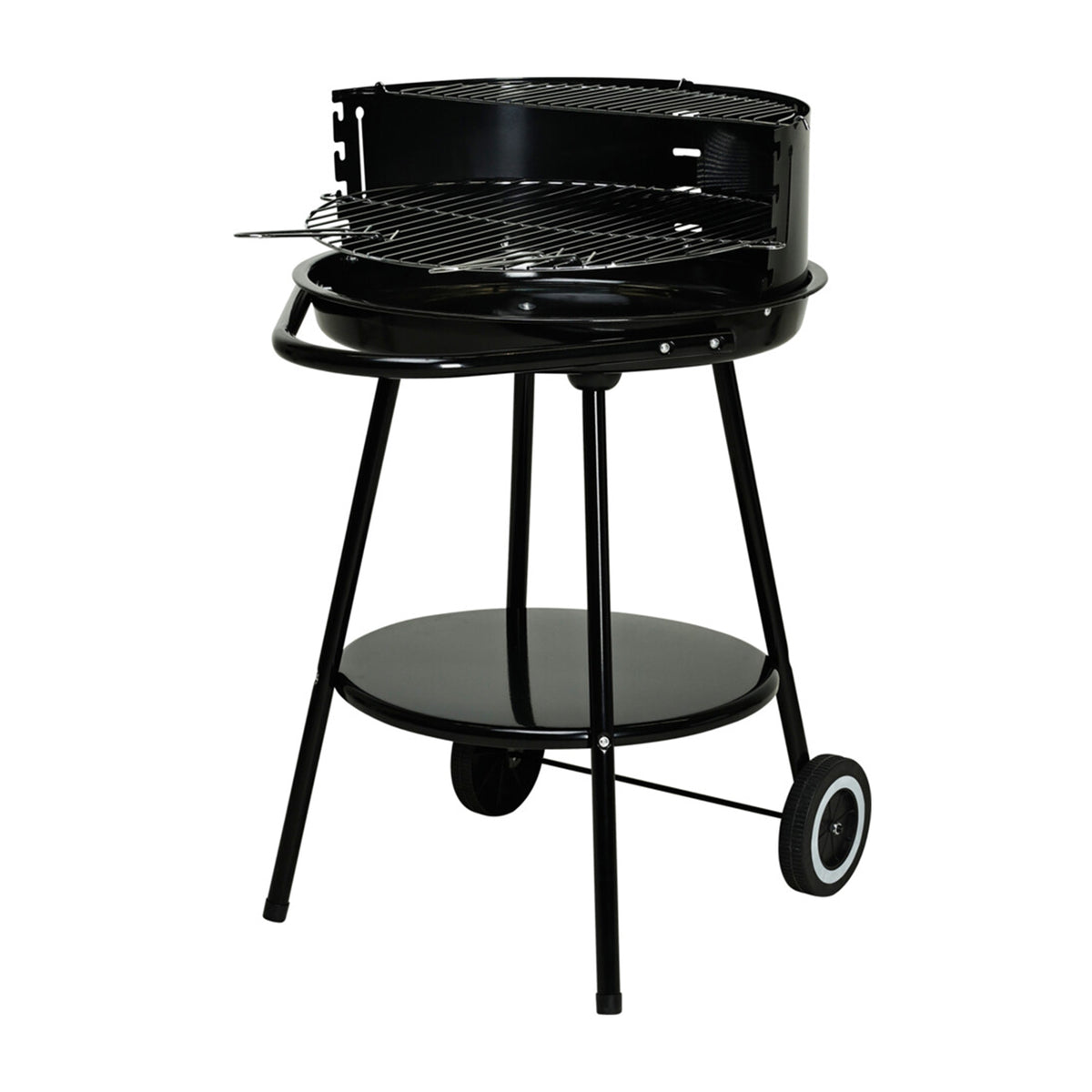 Barbacoa redonda Vaggan 51cm con cuenco esmaltado y accesorios