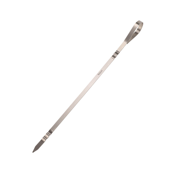 Brochetas barbacoa inox 430 set 8 pzs 41cm diseño Vaggan